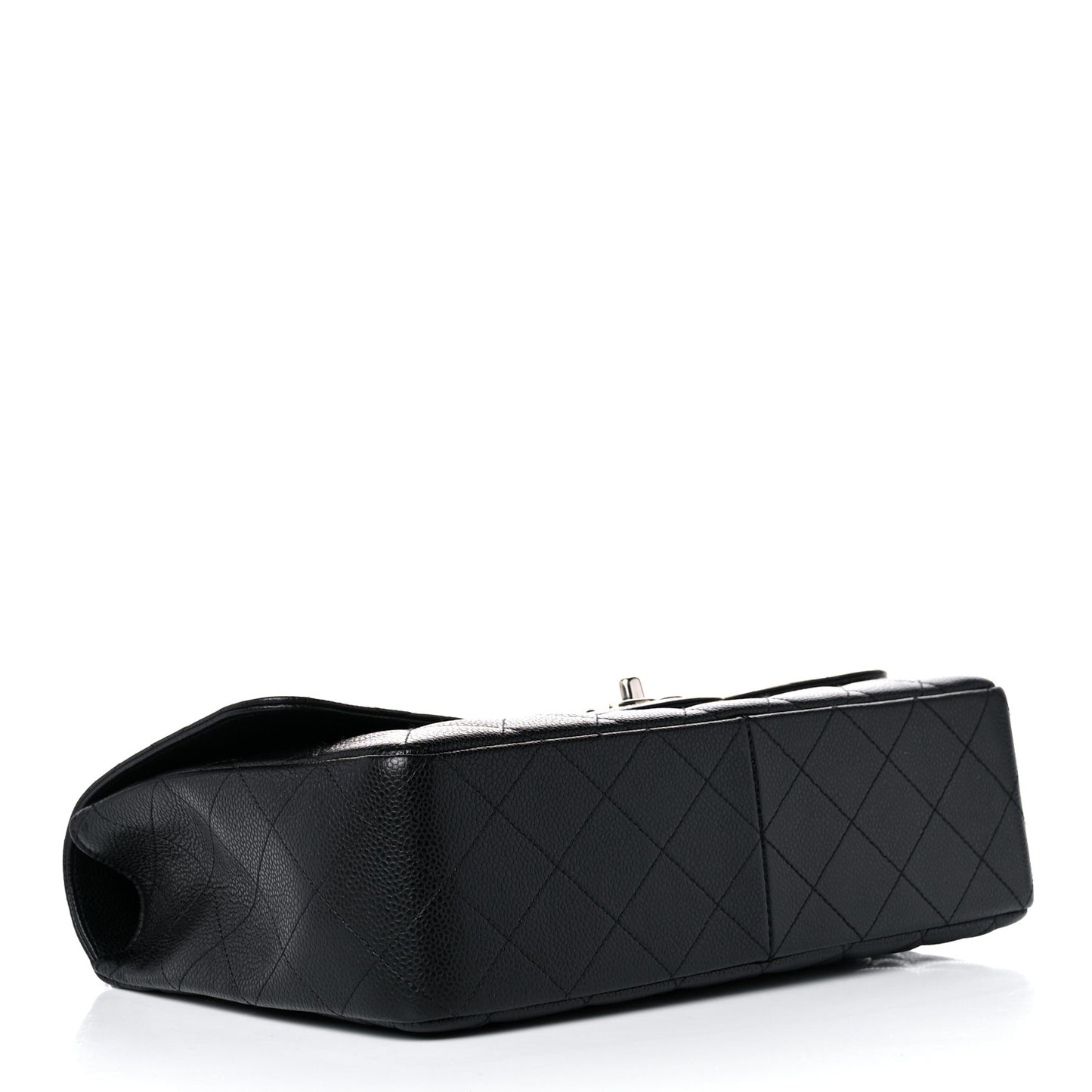 Caviar Quilted Jumbo Single Flap Black