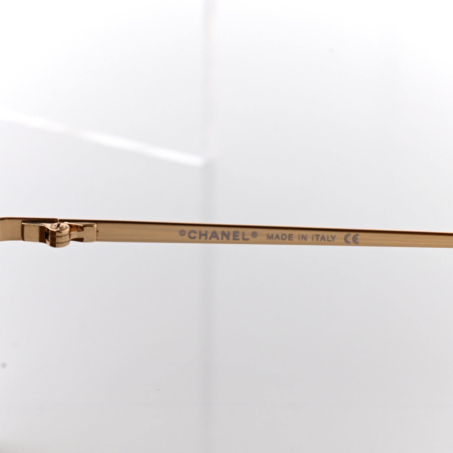 Chanel CC Oval Sunglasses 4013 Gold 6 of 9