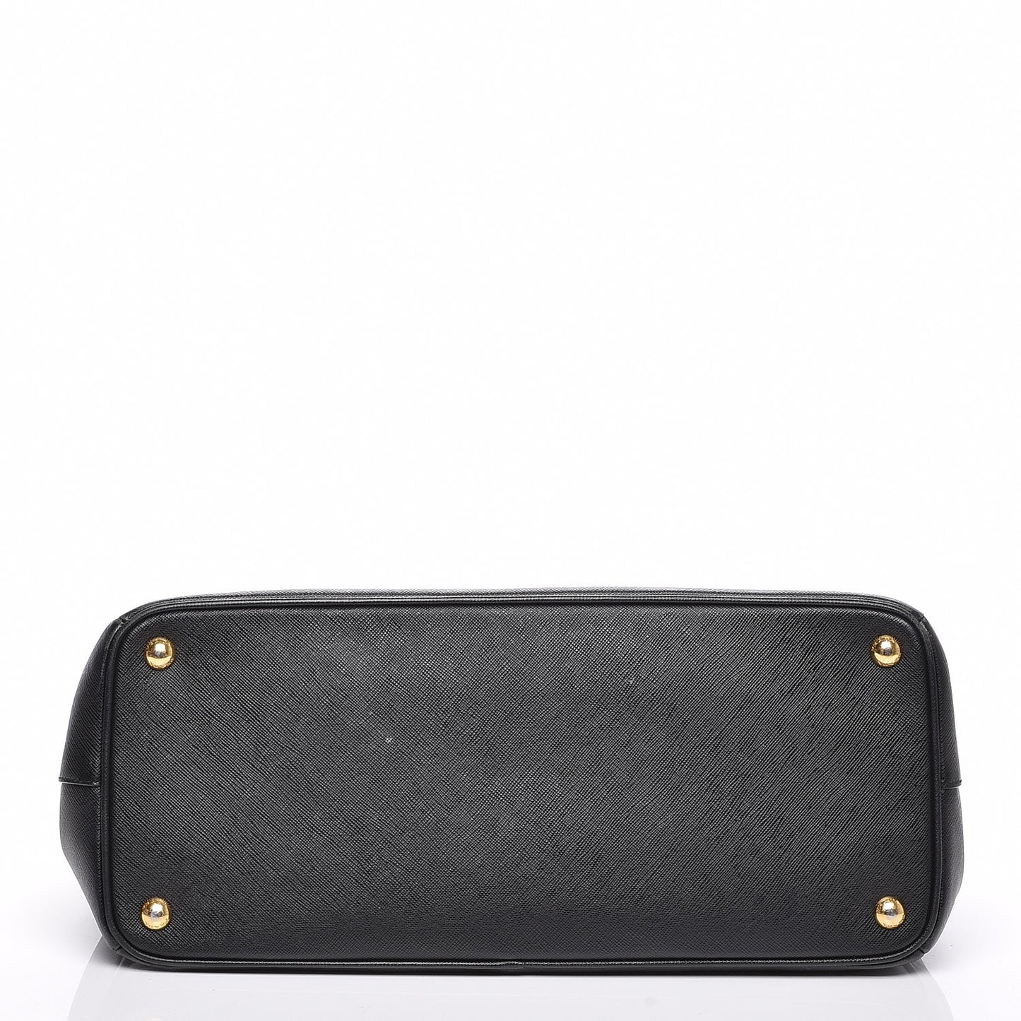 Saffiano Lux Large Double Zip Tote Nero Black