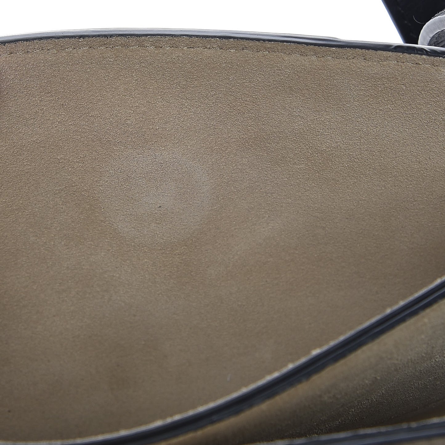 Suede Calfskin Studded Small Faye Shoulder Bag Black