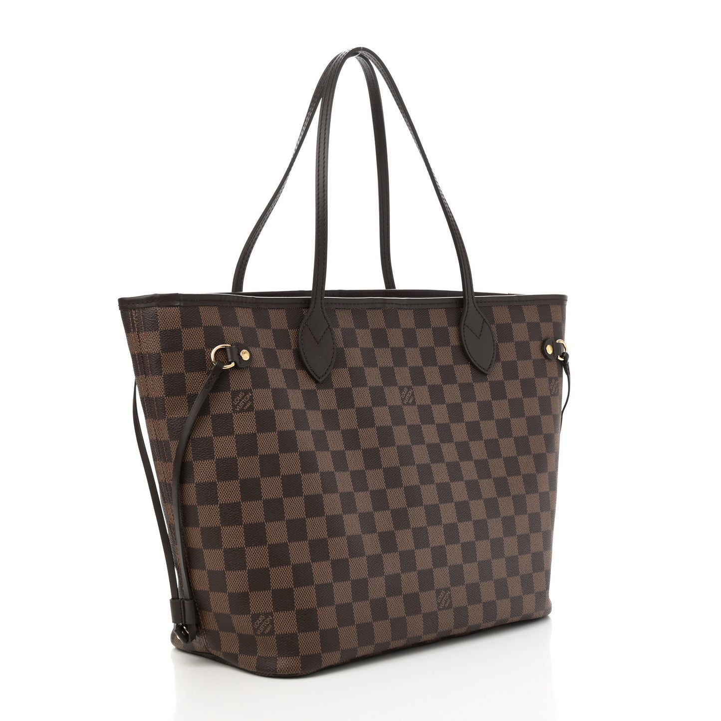 Damier Ebene Neo Neverfull MM Rose Ballerine