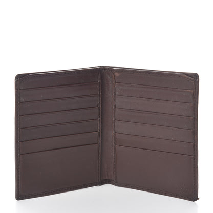 Gucci Monogram Mens New Britt Bi-Fold Wallet Dark Brown 5 of 14