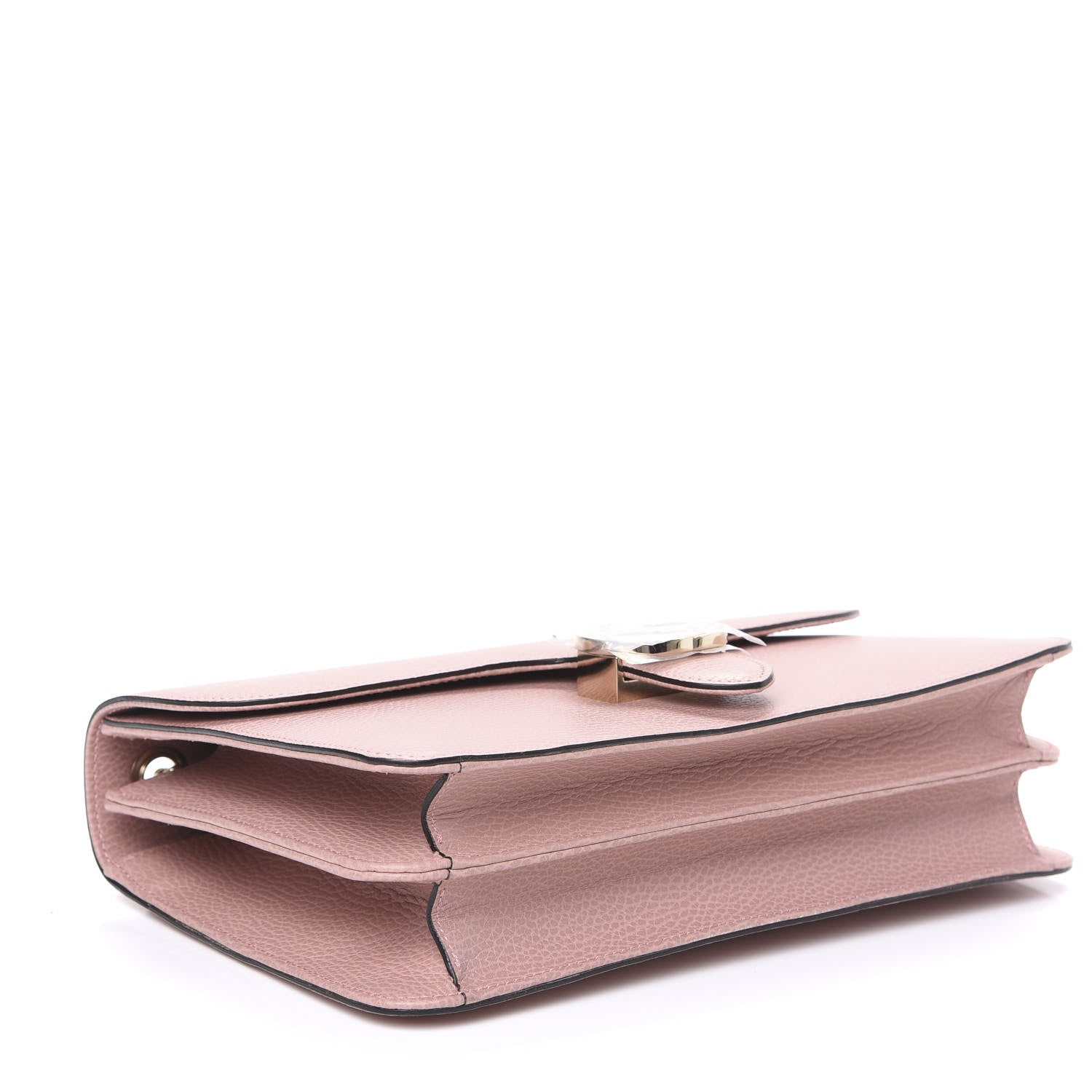 Gucci Dollar Calfskin Interlocking G Shoulder Bag Soft Pink 3 of 9
