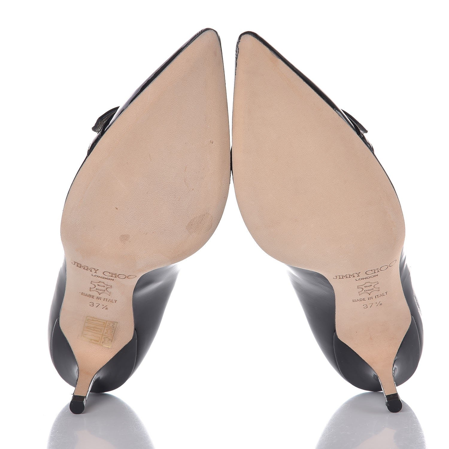 Jimmy Choo Patent Jacob Pumps 37.5 Black 7 of 11