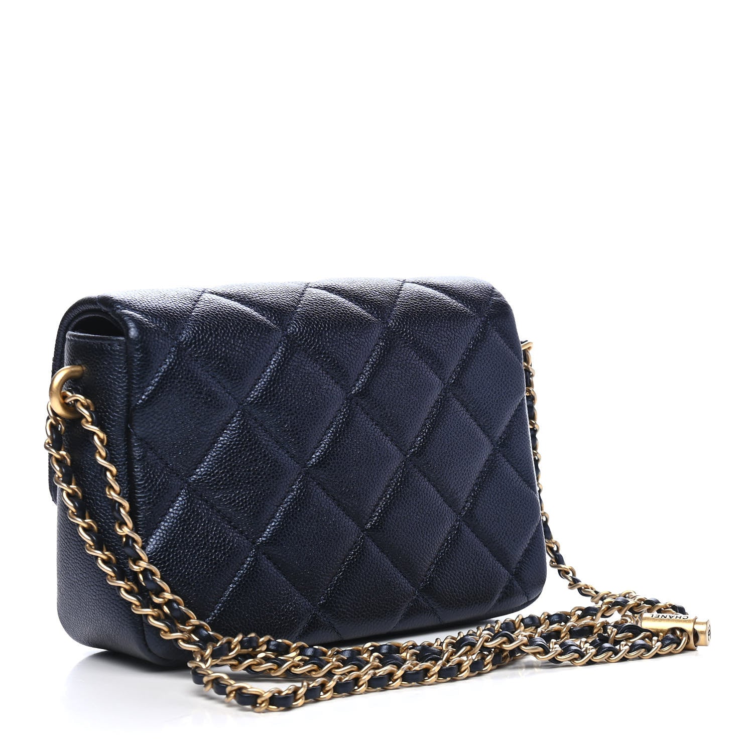 Chanel Iridescent Caviar Quilted Mini My Perfect Flap Black 2 of 9