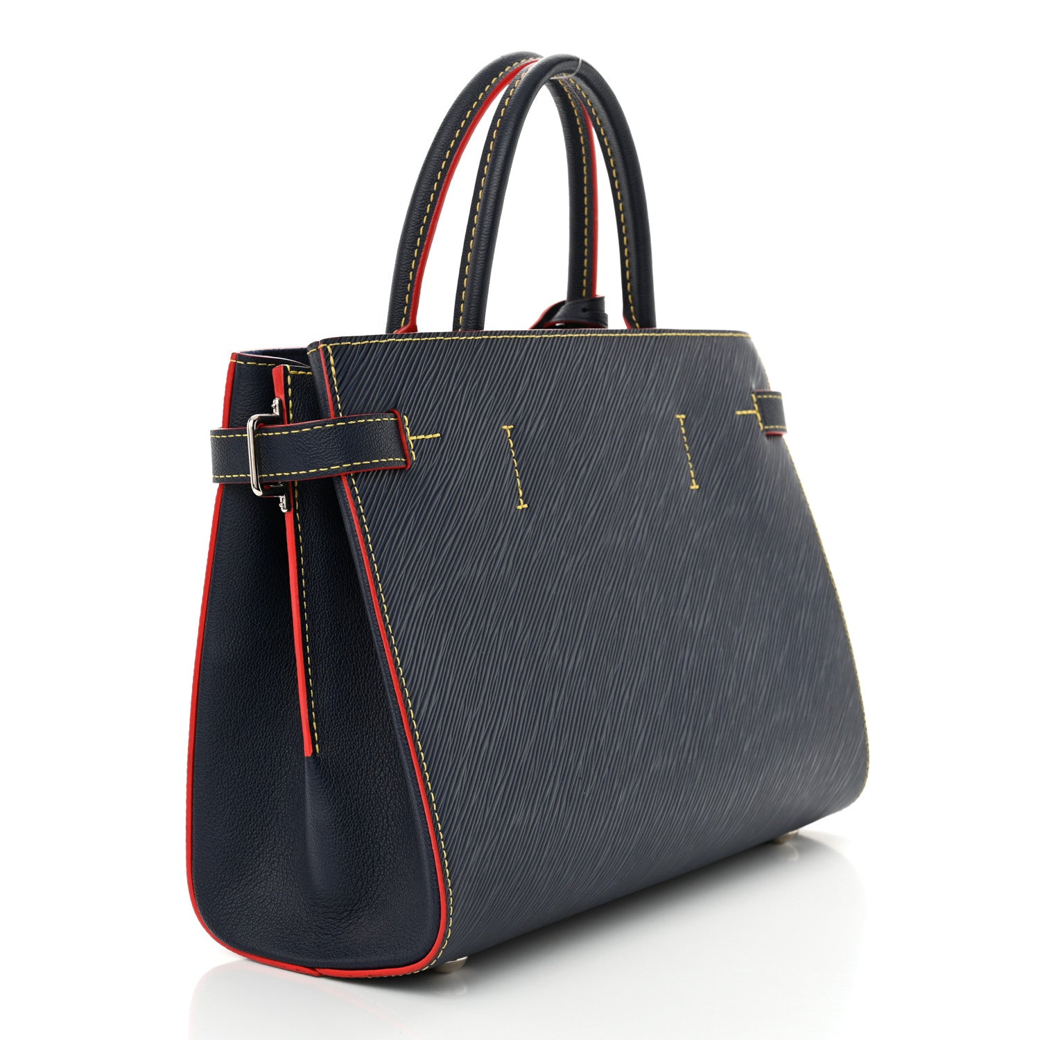 Louis Vuitton Epi Twist Tote Indigo 3 of 9