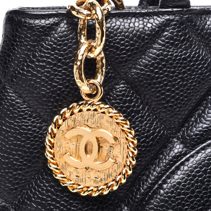 Chanel Caviar Quilted Medallion Tote Black 10 of 10