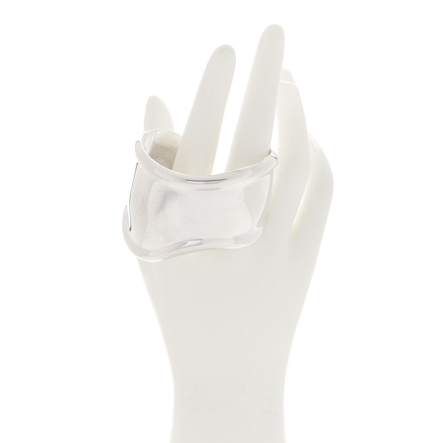 Sterling Silver Small Elsa Peretti Right Wrist Bone Cuff Bracelet
