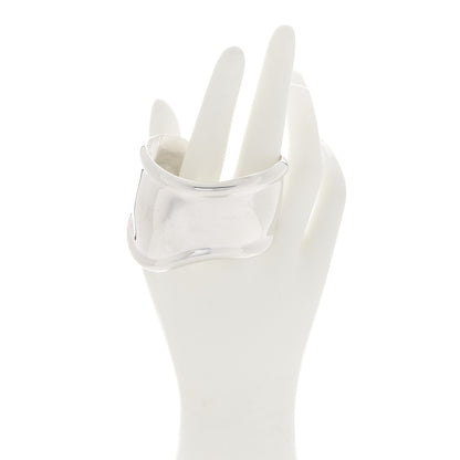 Tiffany Sterling Silver Small Elsa Peretti Right Wrist Bone Cuff Bracelet 2 of 4