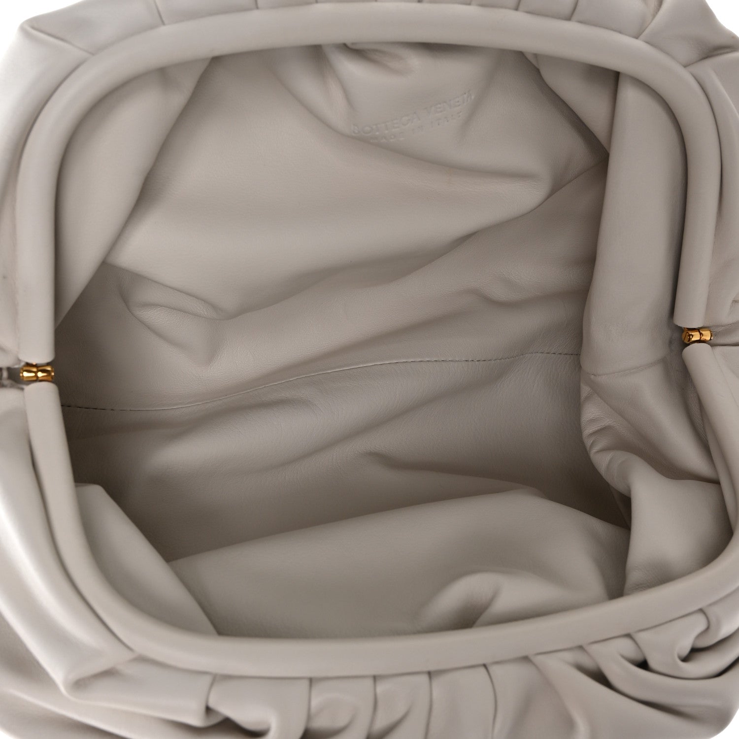 Bottega Veneta Smooth Butter Calf The Pouch Oversized Clutch Plaster 5 of 7