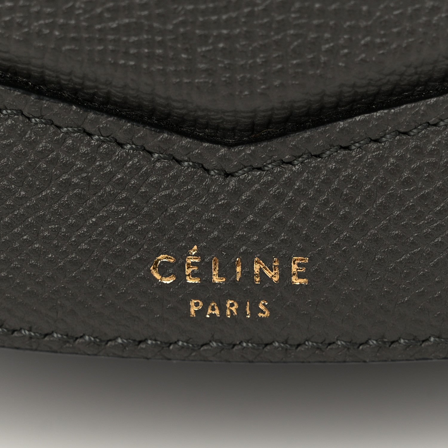 Celine Baby Grained Calfskin Small Trotteur Grey 6 of 11