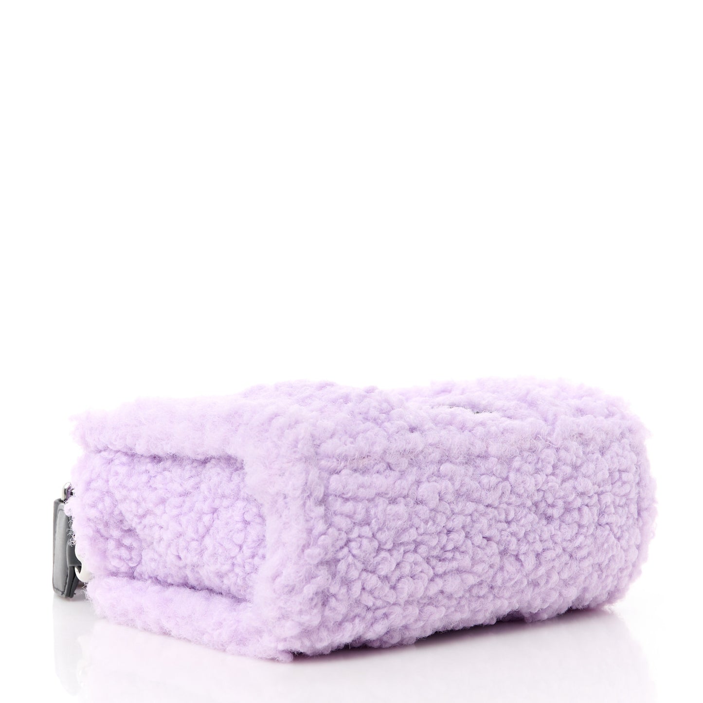 Faux Shearling Mini The Traveler Tote Bag Lilac