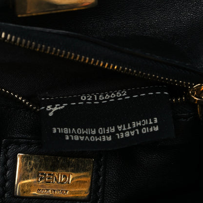 Fendi Nappa Mini Peekaboo Iconic Satchel Black 7 of 9