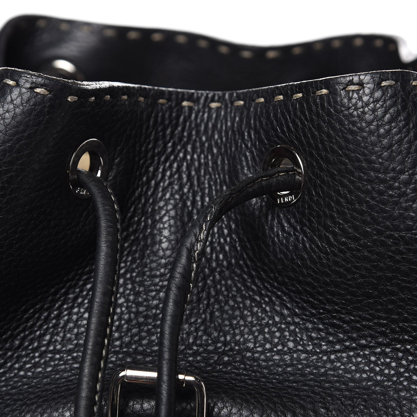 Calfskin Romano Selleria Backpack Black