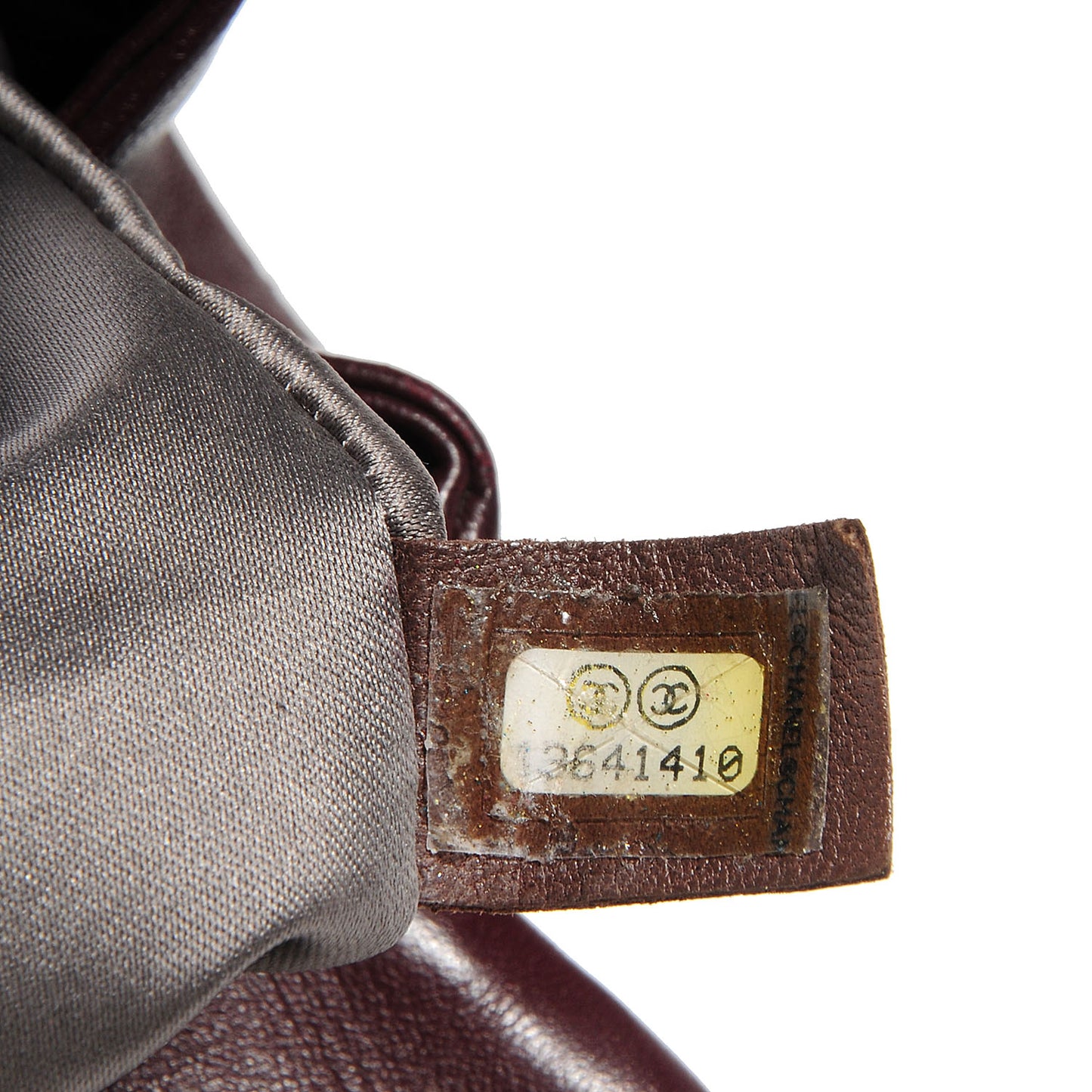 Lambskin Jumbo Coco Rain Flap Bordeaux