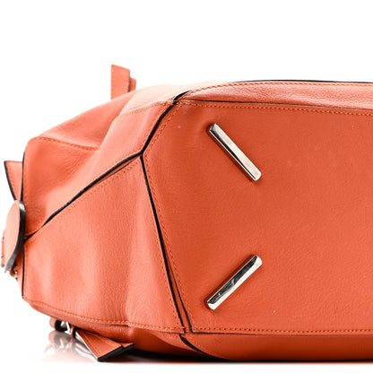 Loewe Calfskin Medium Puzzle Bag Orange 8 of 9