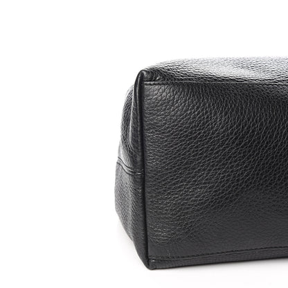 Gucci Pebbled Calfskin Large Soho Chain Shoulder Bag Black 7 of 10