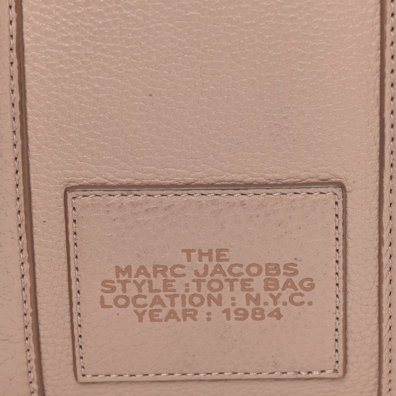 Marc Jacobs Grained Calfskin Small The Tote Bag Rose Dust 13 of 15