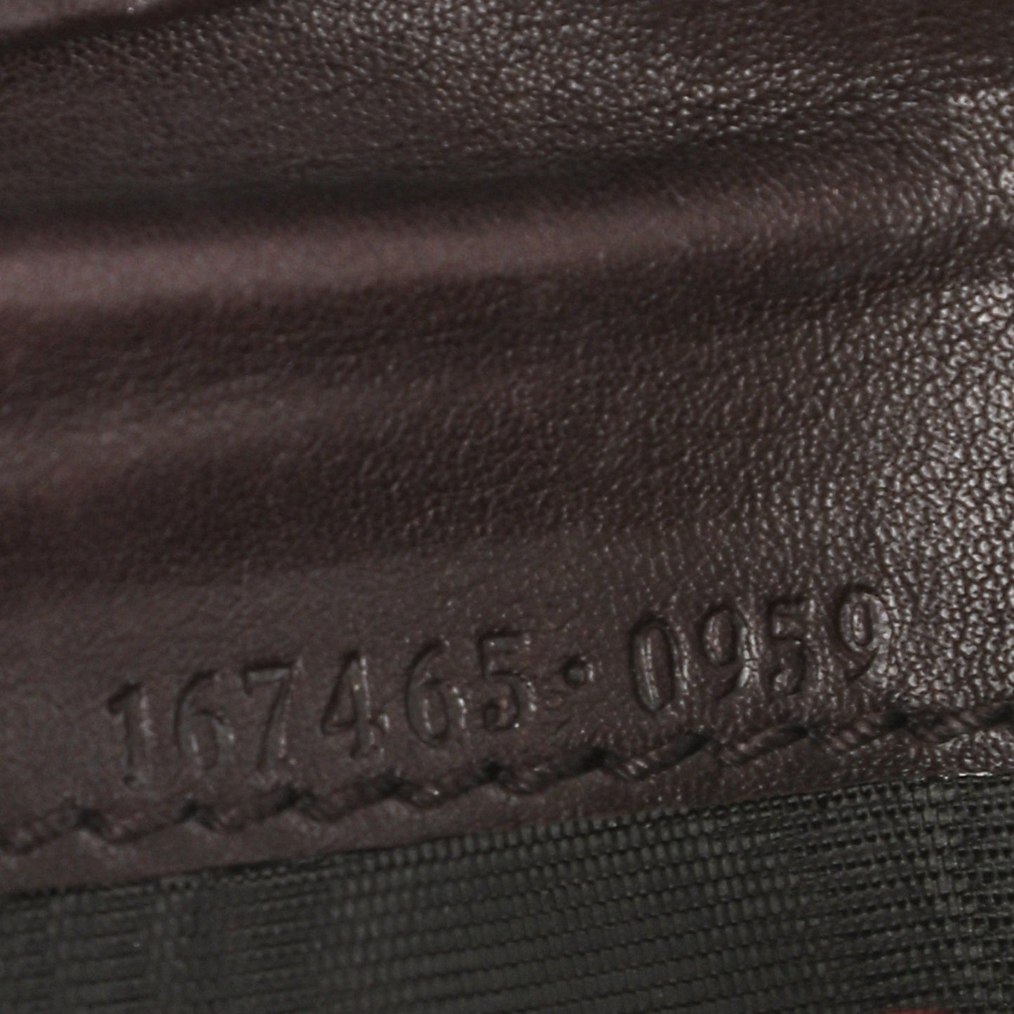 Guccissima Princy French Flap Wallet Chocolate Brown