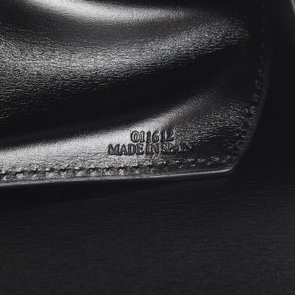 Loewe Calfskin Floral Print Small Barcelona Shoulder Bag Black 6 of 13