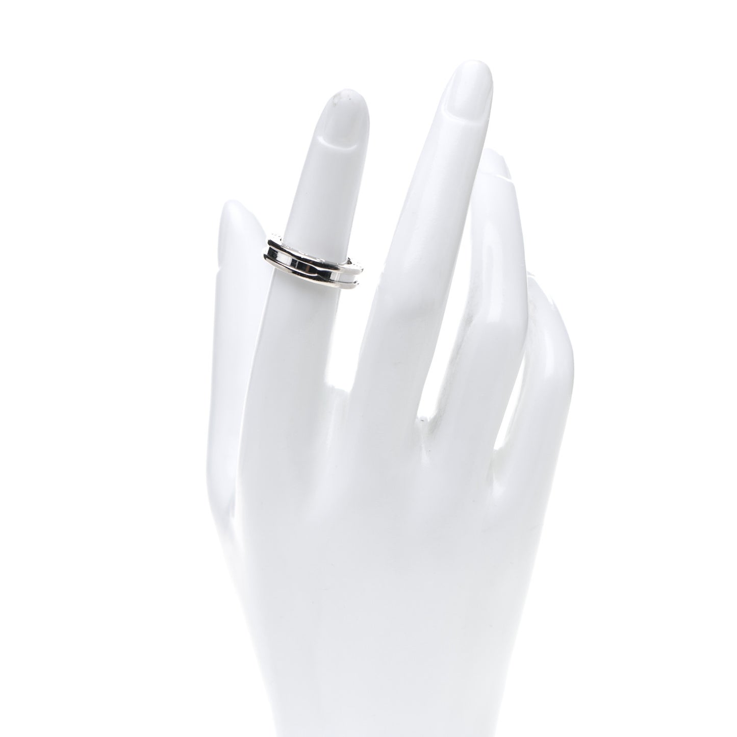 18K White Gold B.Zero1 One-Band Ring 49 4.75