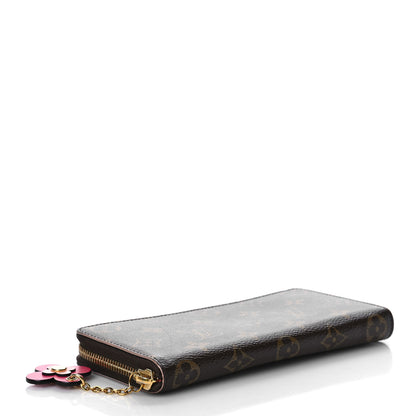 Louis Vuitton Monogram Blooming Flowers Clemence Wallet 4 of 10