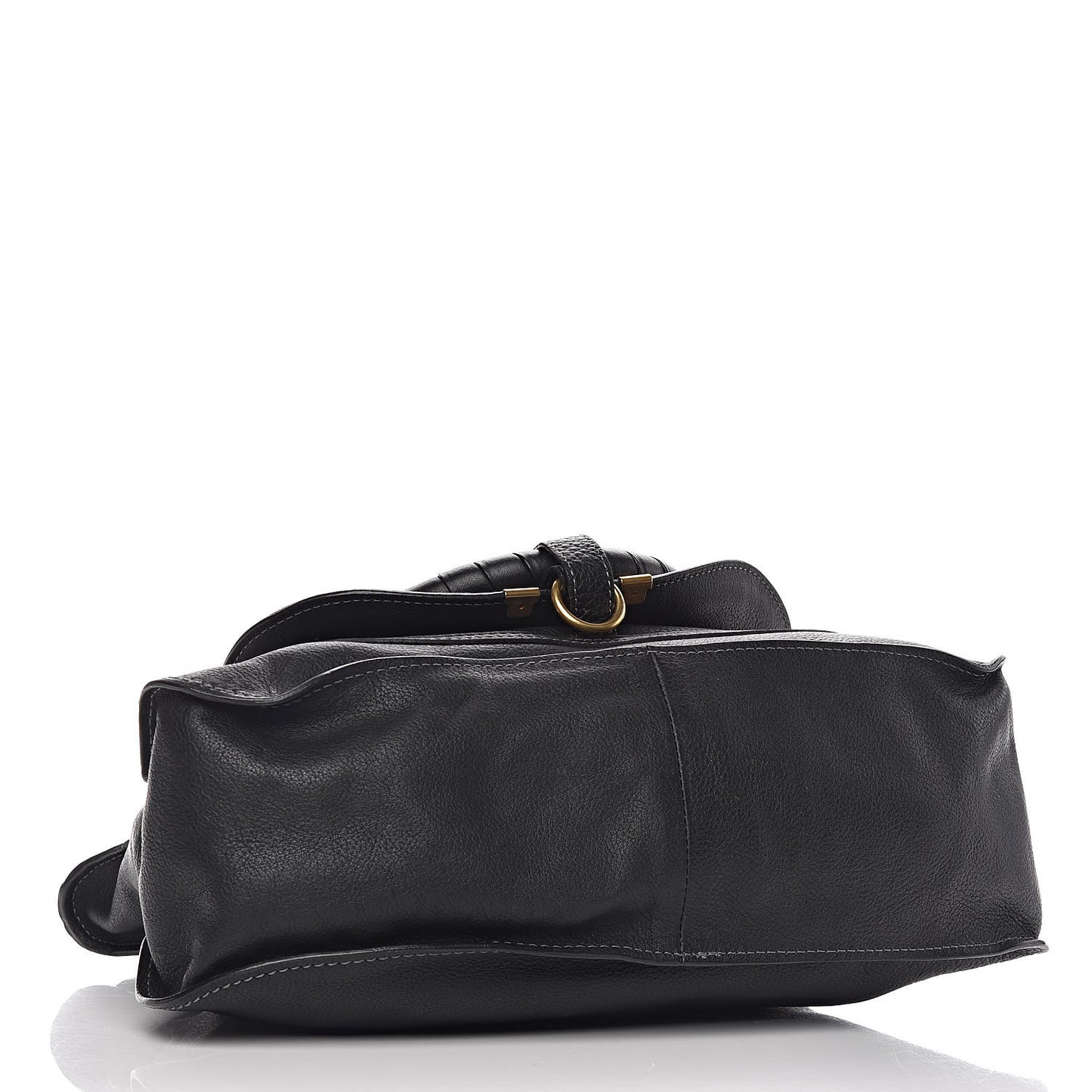 Calfskin Medium Marcie Satchel Black