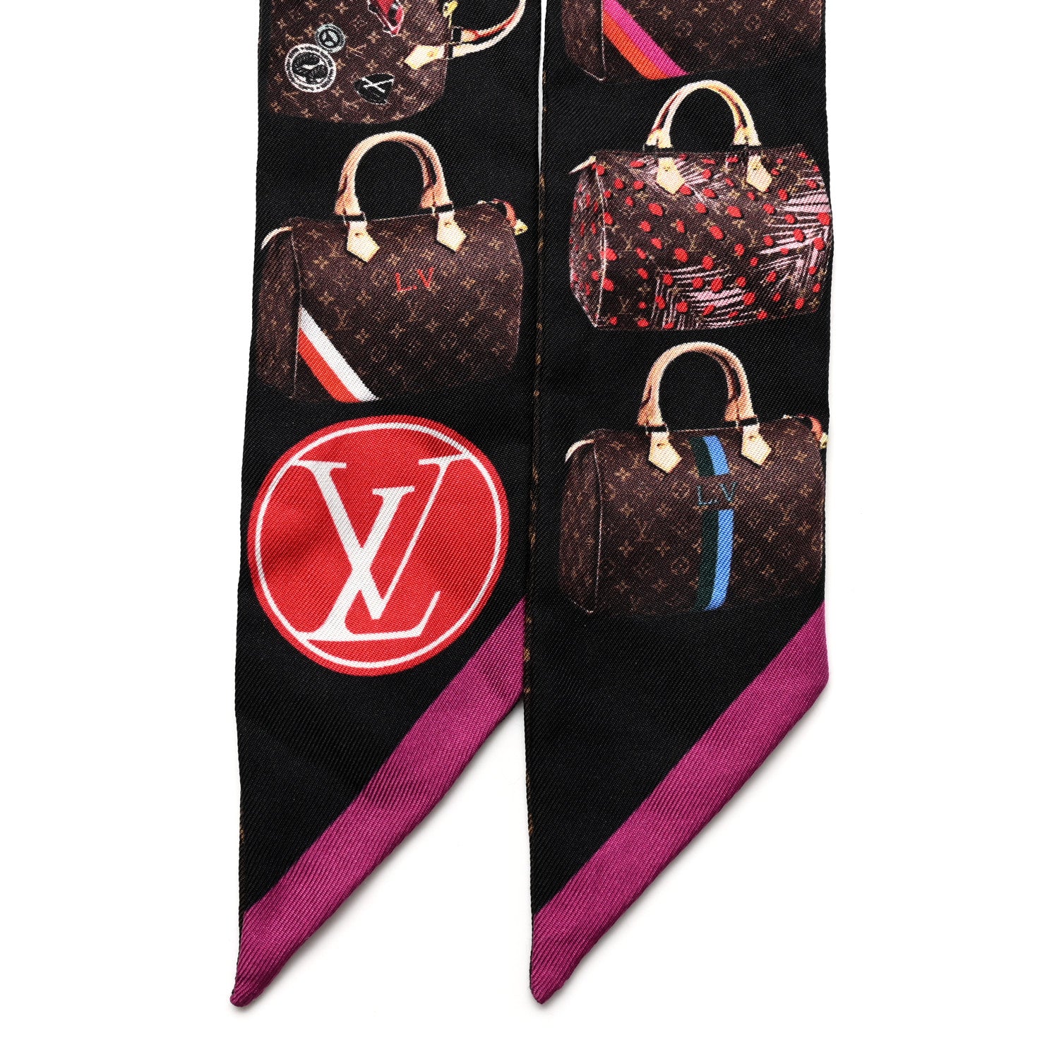 Louis Vuitton Silk Monogram Tribute to Speedy BB Bandeau 2 of 3