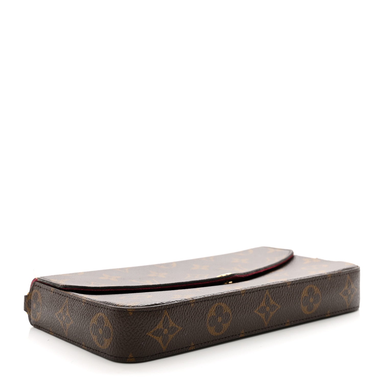 Louis Vuitton Monogram Pochette Felicie Chain Wallet Fuchsia 4 of 8