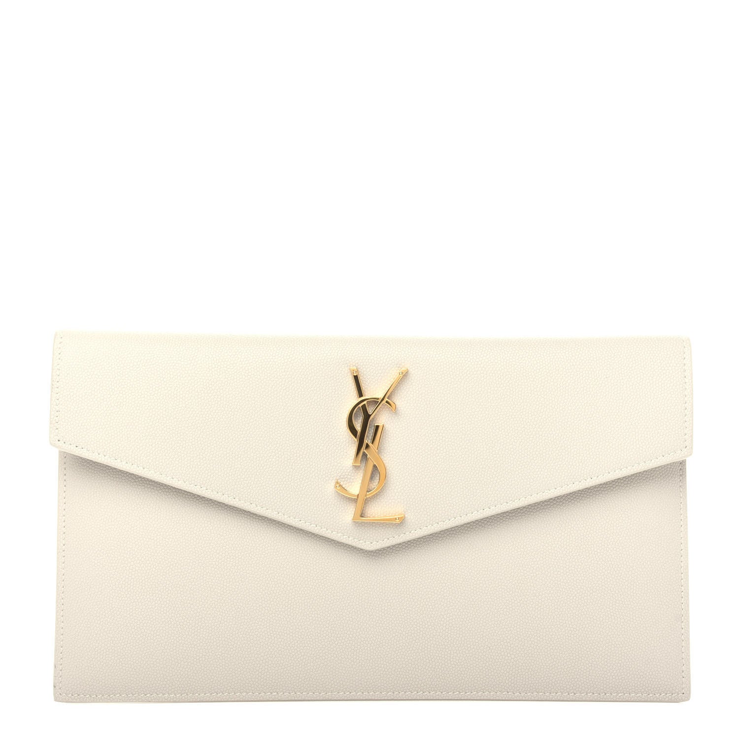 Saint Laurent Grain De Poudre Uptown Pouch Crema Soft 1 of 7