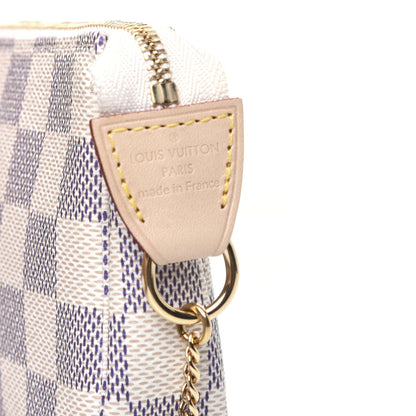 Louis Vuitton Damier Azur Mini Pochette Accessories 8 of 12