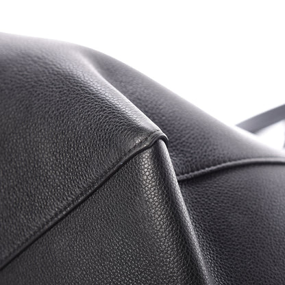 Celine Soft Grained Calfskin Medium Belt Cabas Phantom Black 14 of 16