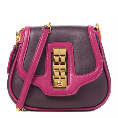 Louis Vuitton Cuir Art Deco Trapeze Prune Cyclamen 1 of 8