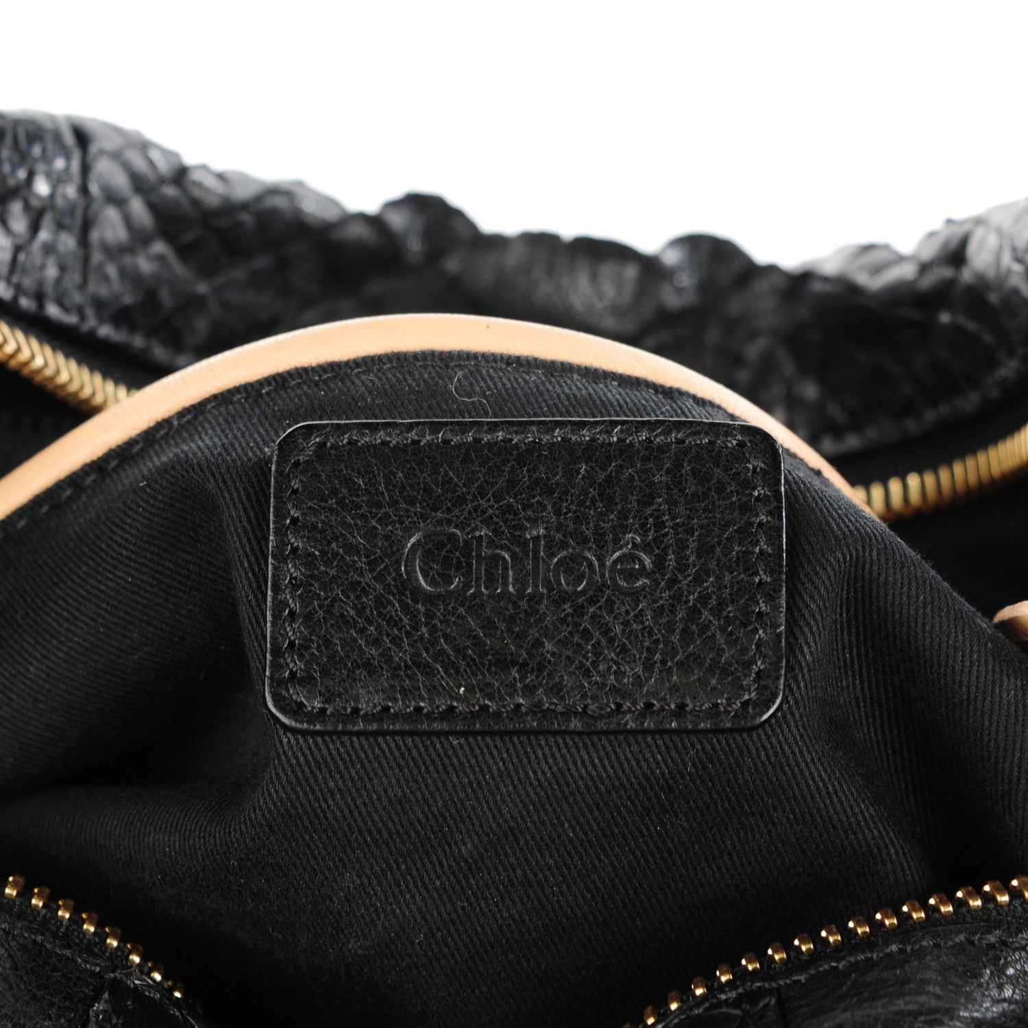 Chloe Python Medium Paraty Black 6 of 9