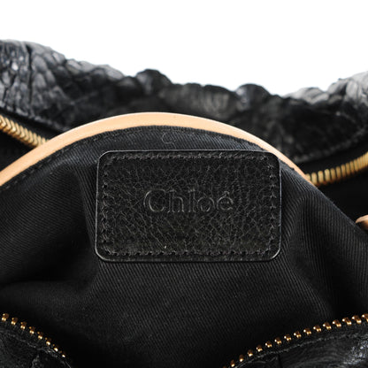 Chloe Python Medium Paraty Black 6 of 9