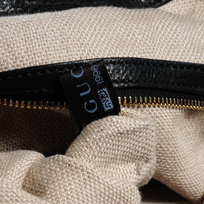 Gucci Leather Medium Marrakech Shoulder Bag Black 8 of 8
