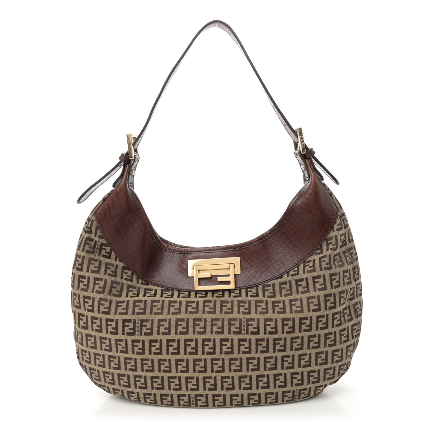 Zucchino Vitello Clip Hobo Mogano Panna Bruciato