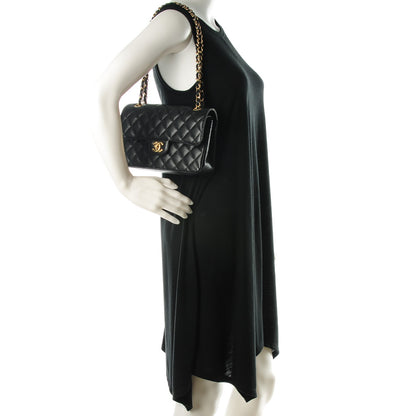Chanel Caviar Quilted Small Double Flap Black 2 of 8
