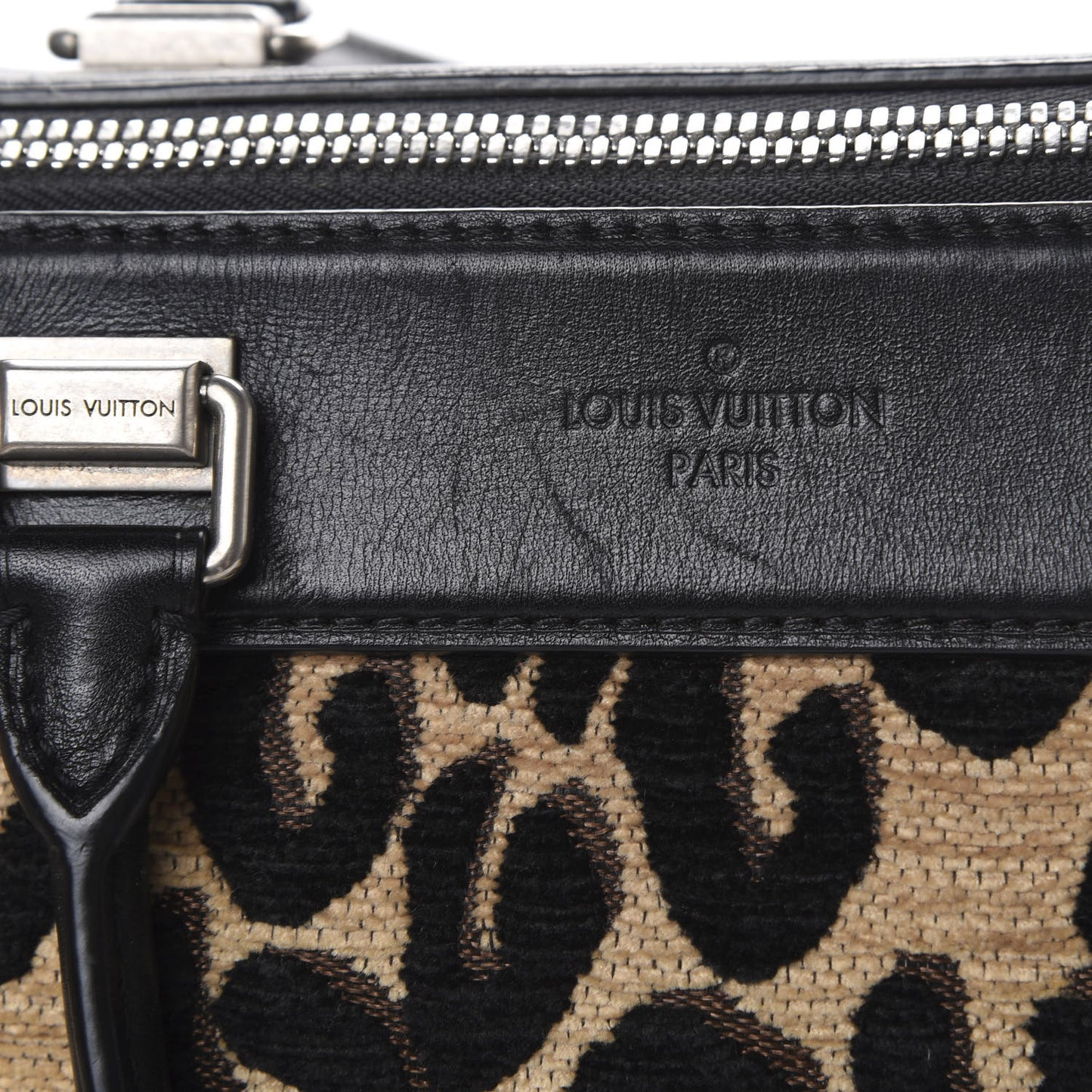 Jacquard Velvet Leopard Print Stephen Sprouse Speedy