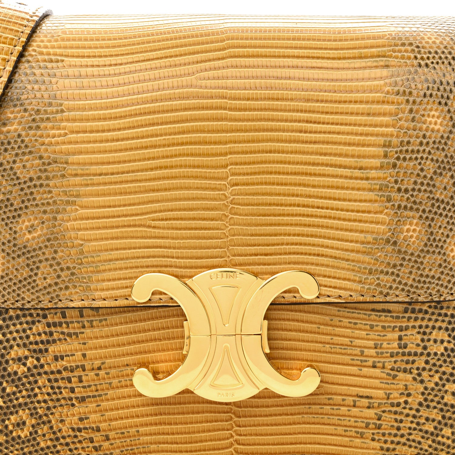 Celine Lizard Teen Triomphe Ochre 8 of 11