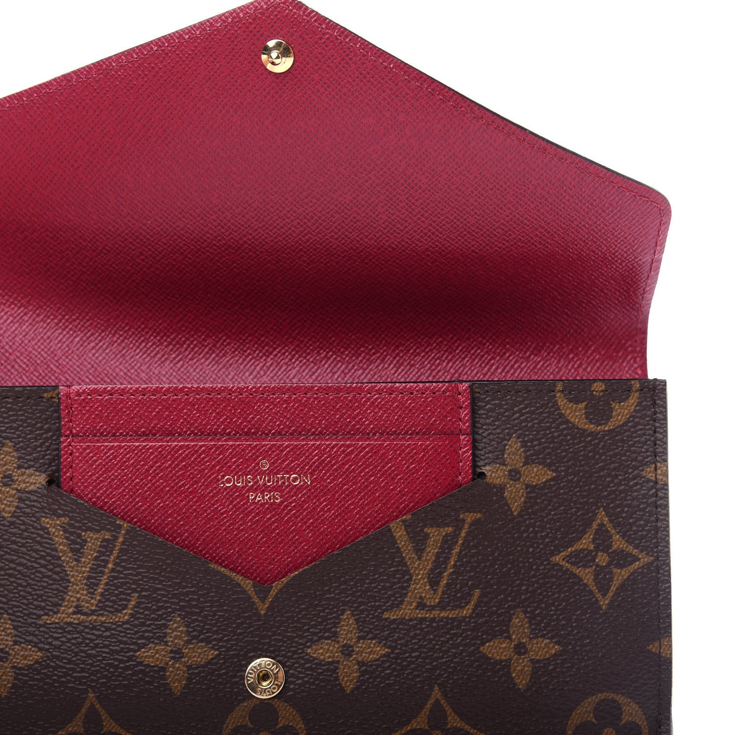 Louis Vuitton Monogram Jeanne Wallet Fuchsia 5 of 8