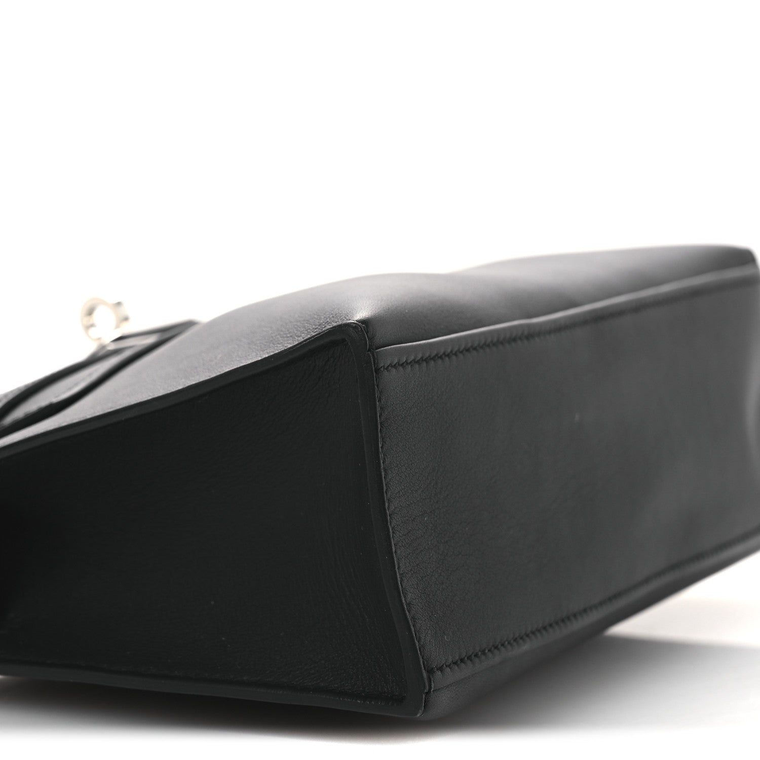 Hermes Swift Kelly Pochette Clutch Black 9 of 12