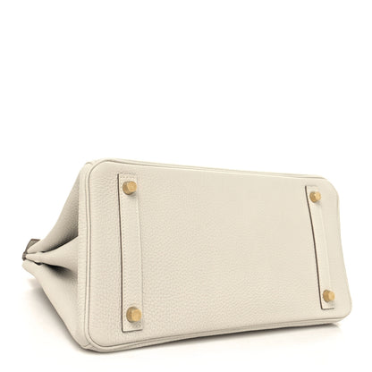 Hermes Togo Birkin 30 Gris Pale 4 of 12