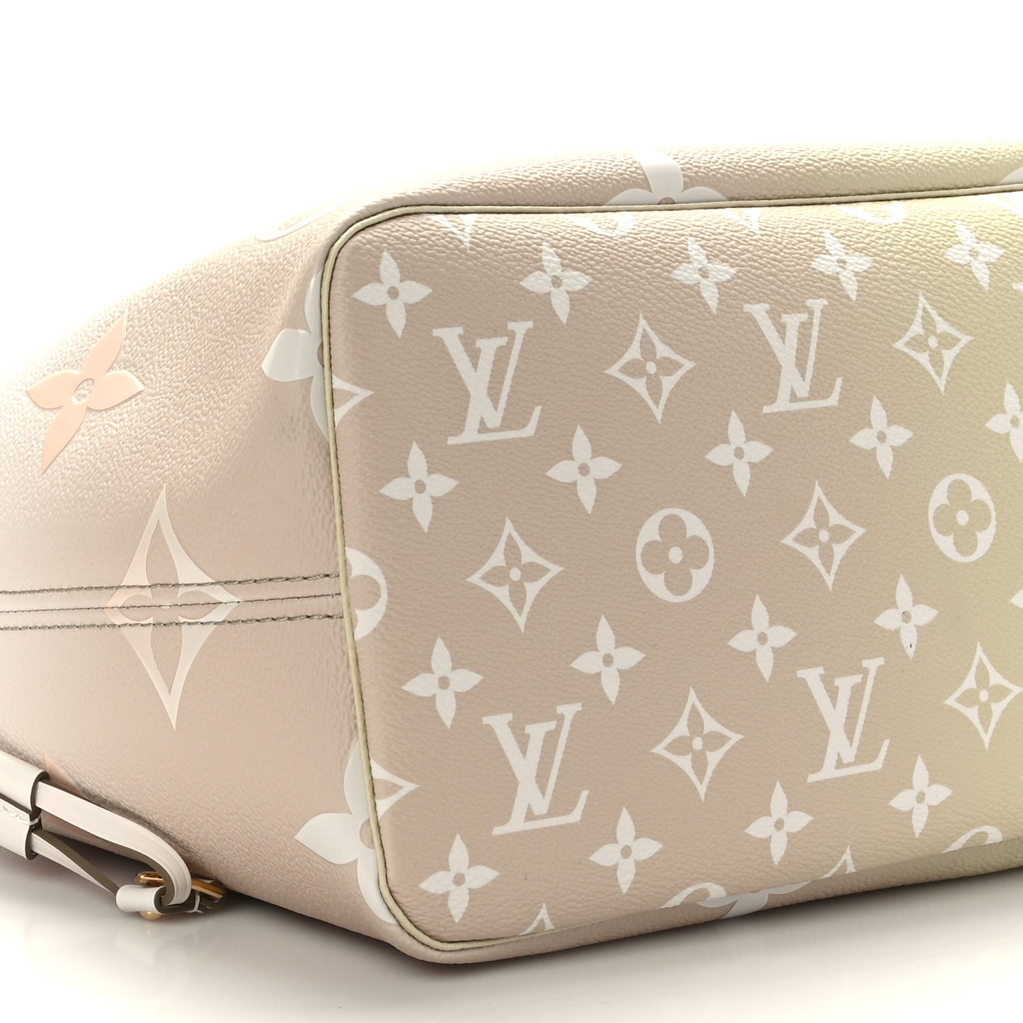 Monogram Giant Spring In The City Neverfull MM Sunset Kaki