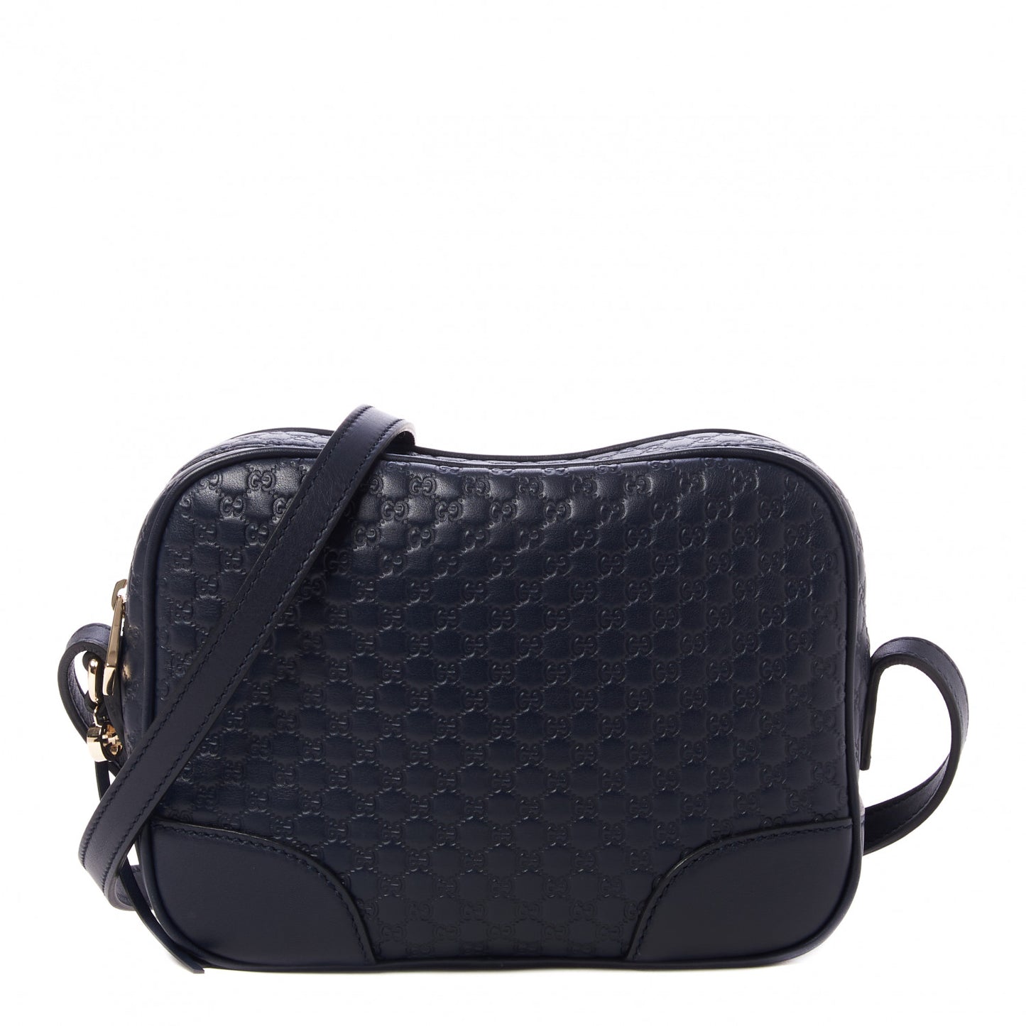 Soft Microguccissima Mini Bree Messenger Bag Blue
