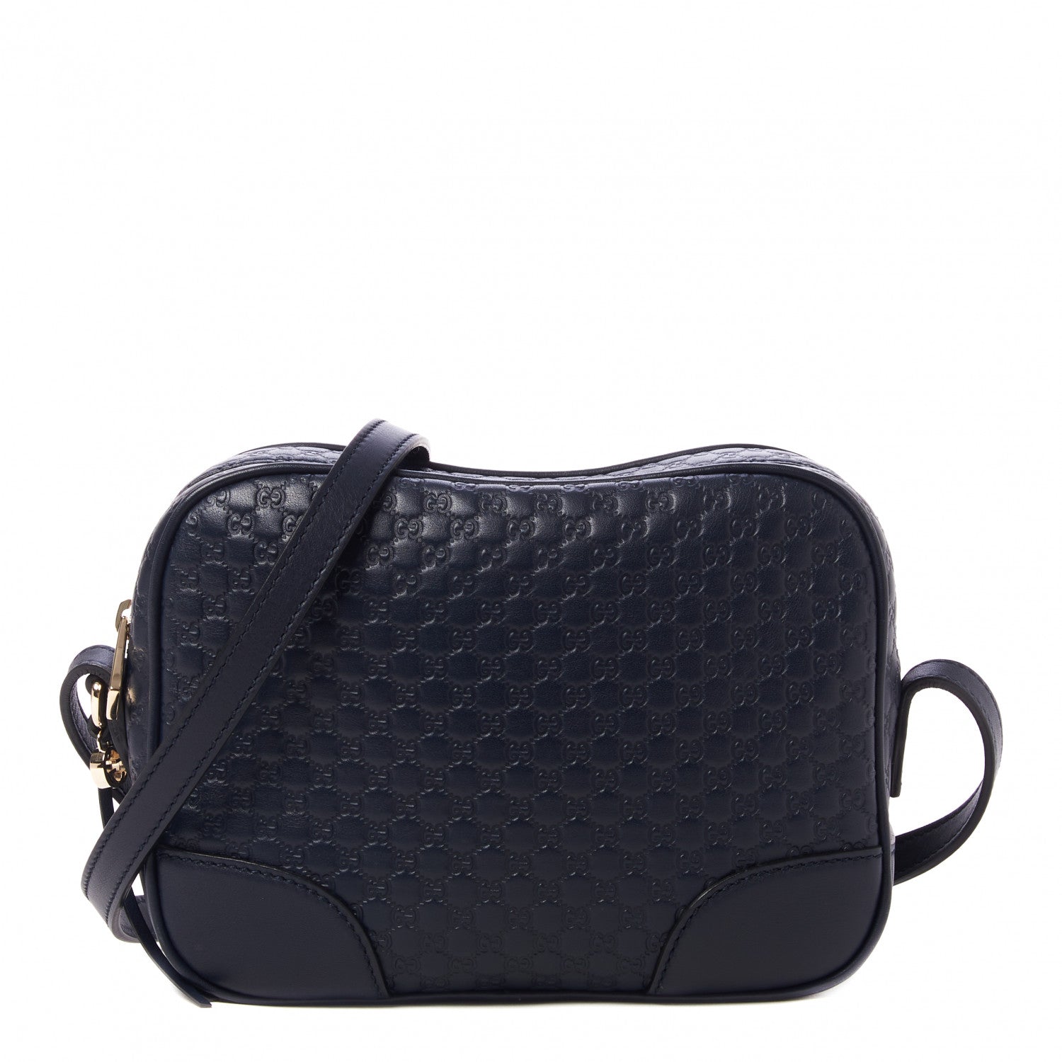 Gucci Soft Microguccissima Mini Bree Messenger Bag Blue 1 of 10