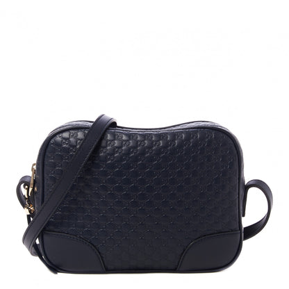 Gucci Soft Microguccissima Mini Bree Messenger Bag Blue 1 of 10