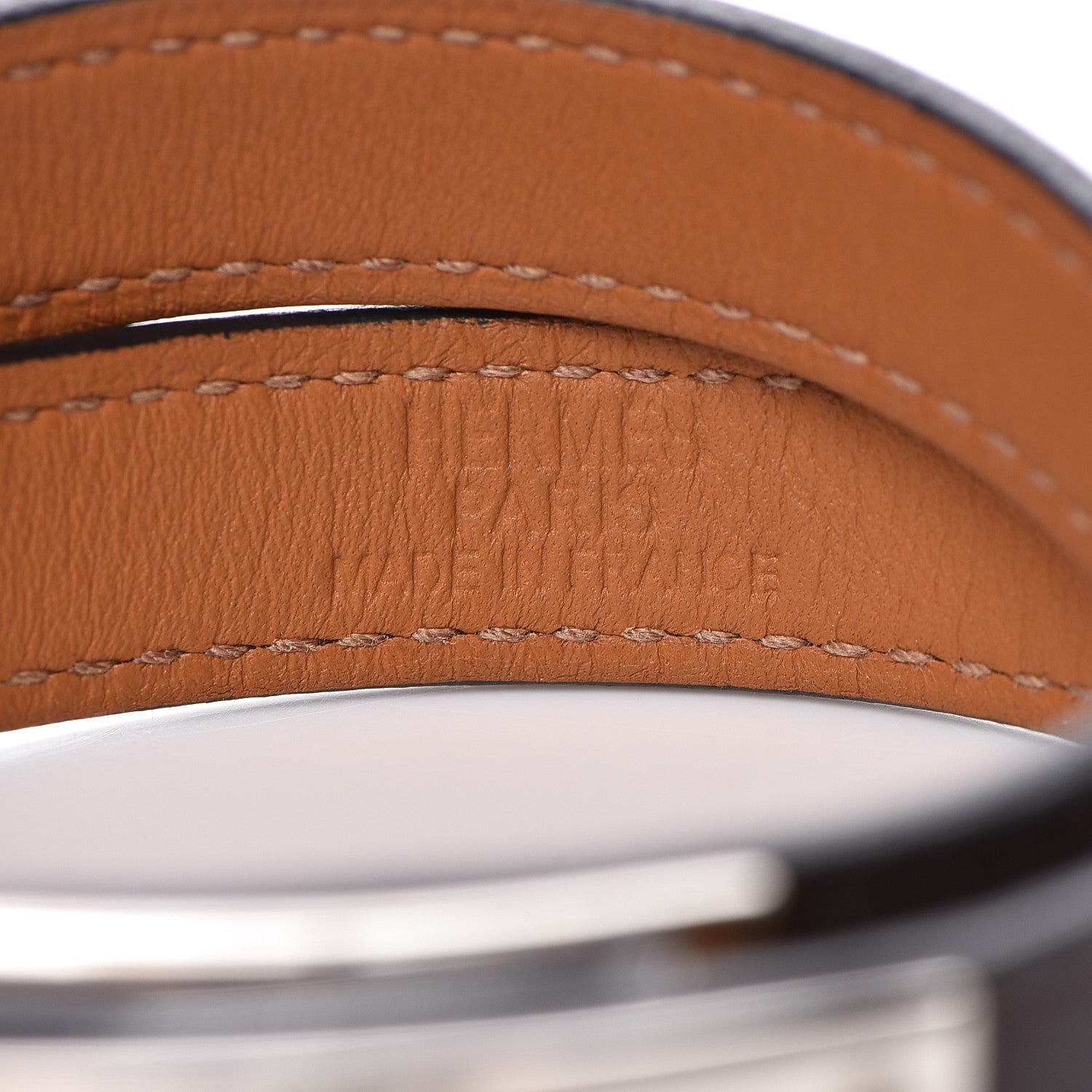 Hermes Swift Kelly Double Tour Bracelet M Chocolate 4 of 7