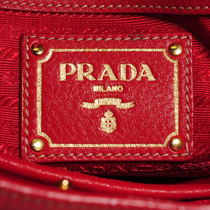 Prada Vitello Daino Tote Fuoco 6 of 11