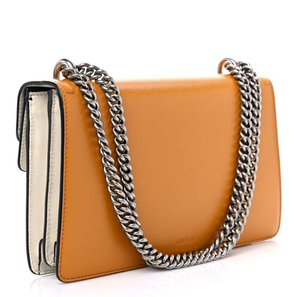 Gucci Azalea Calfskin Enamel Tri-Color Small Dionysus Shoulder Bag Mystic White Sun Oil Black Electric Blue 3 of 11